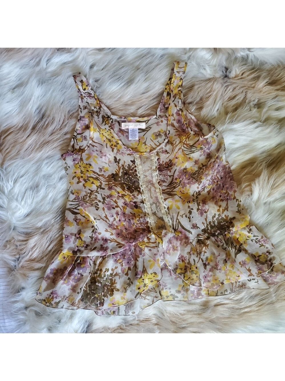 Band of Gypsies Floral Top
